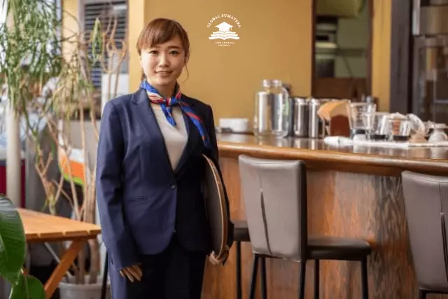 okutei ginou Pekerjaan perhotelan restoran di hotel di Jepang